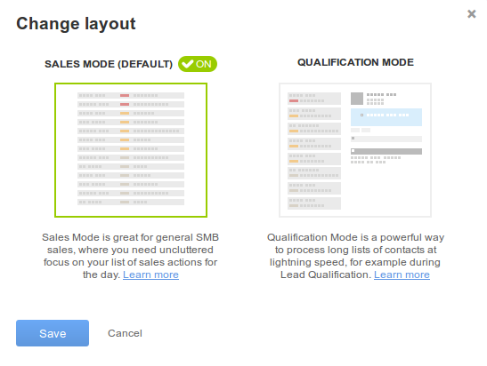 Layout Modes