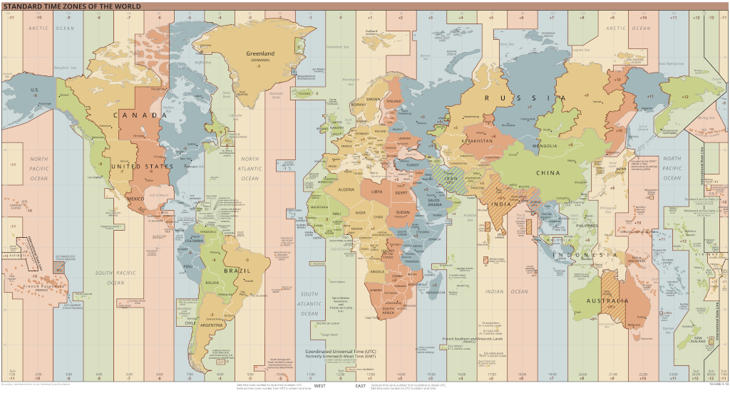 Timezones world