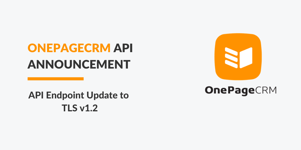Announcement: API endpoint update to TLS v1.2